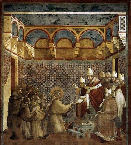 GIOTTO di Bondone Confirmation of the Rule china oil painting image